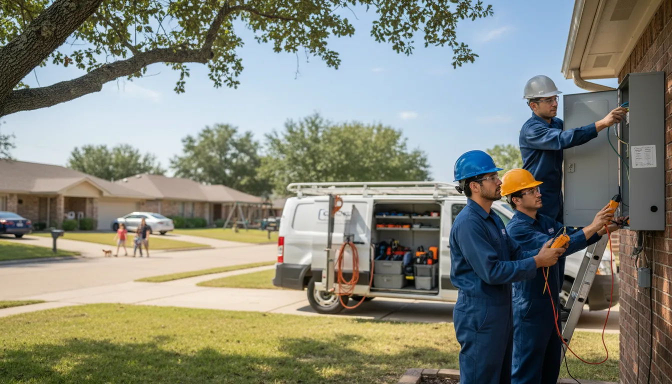 Certified electrician providing emergency electrical services in Kempton, IN